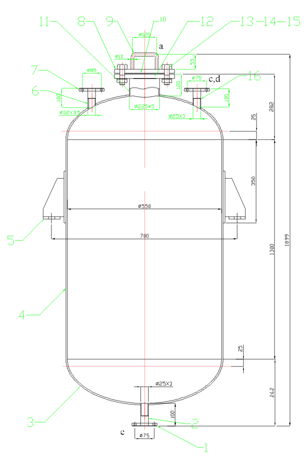 真空濾油機(jī)儲油罐